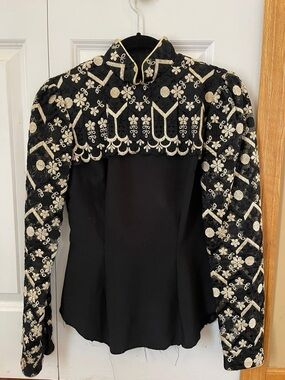 Hobby Horse Western Pleasure Top size XS black & gold
